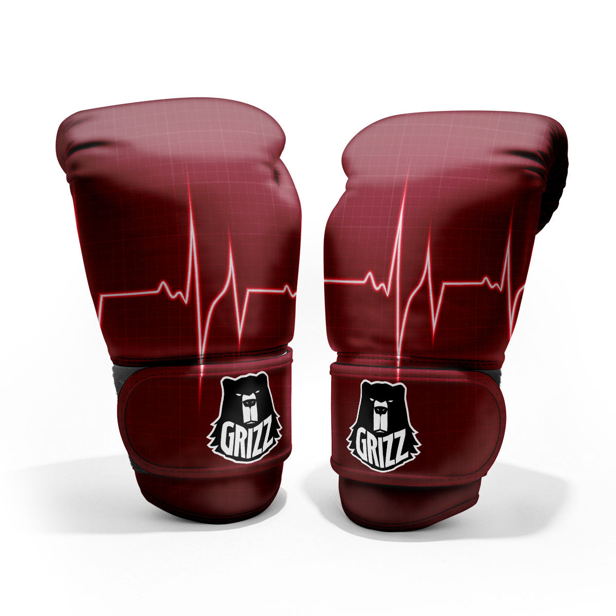 Cardiogram Heartbeat Print Pro Boxing Glove