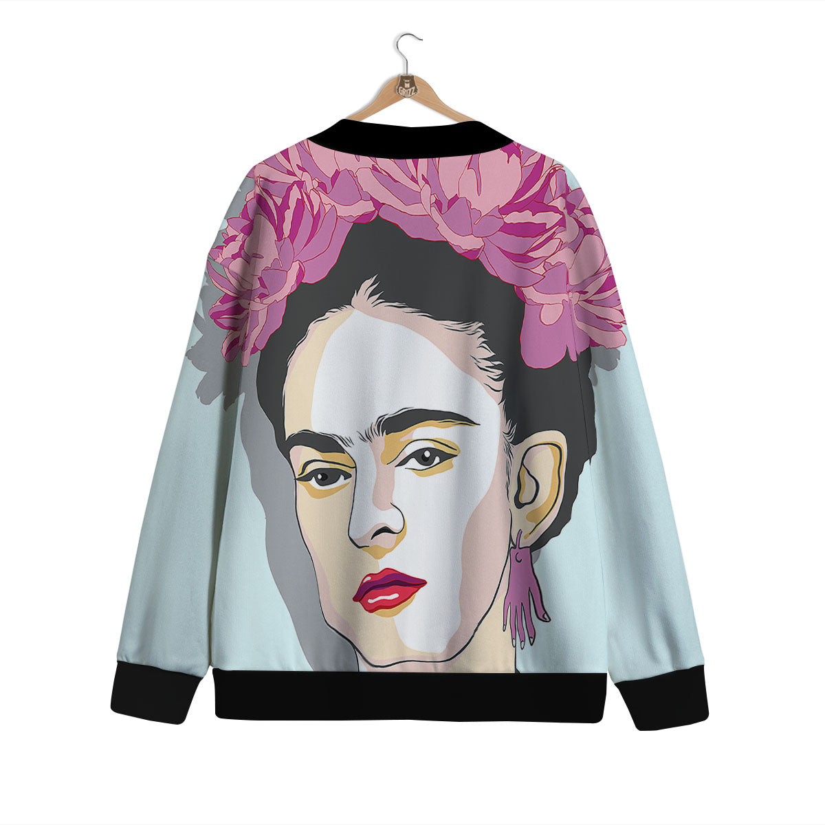Carmen Frida Kahlo Magdalena Print Cardigan-grizzshop