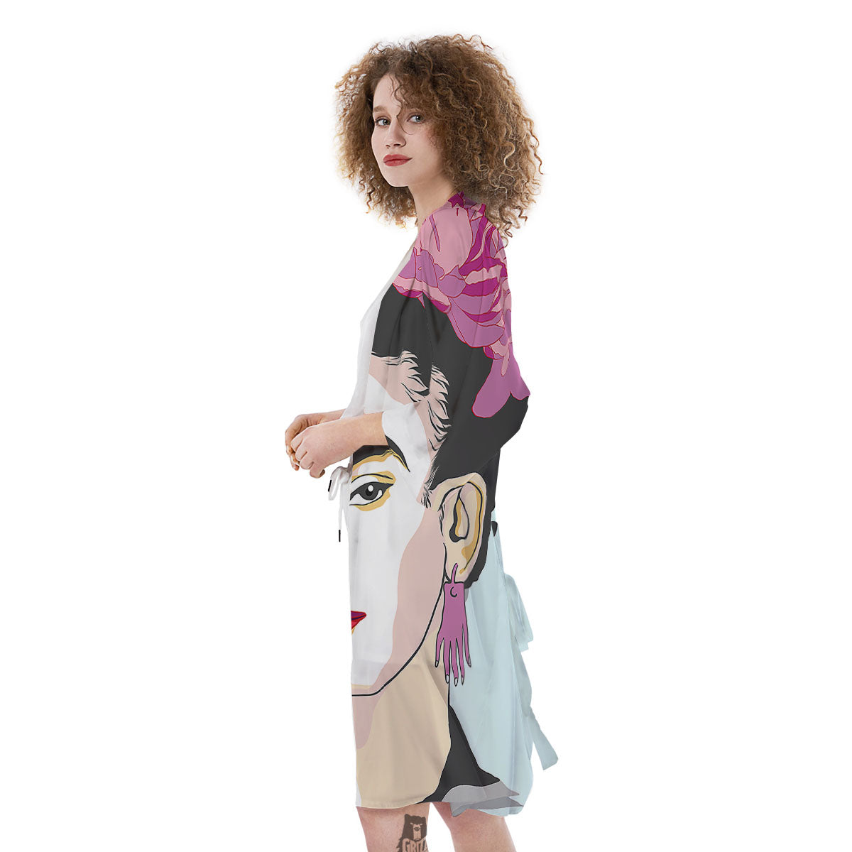 Carmen Frida Kahlo Magdalena Print Kimono-grizzshop
