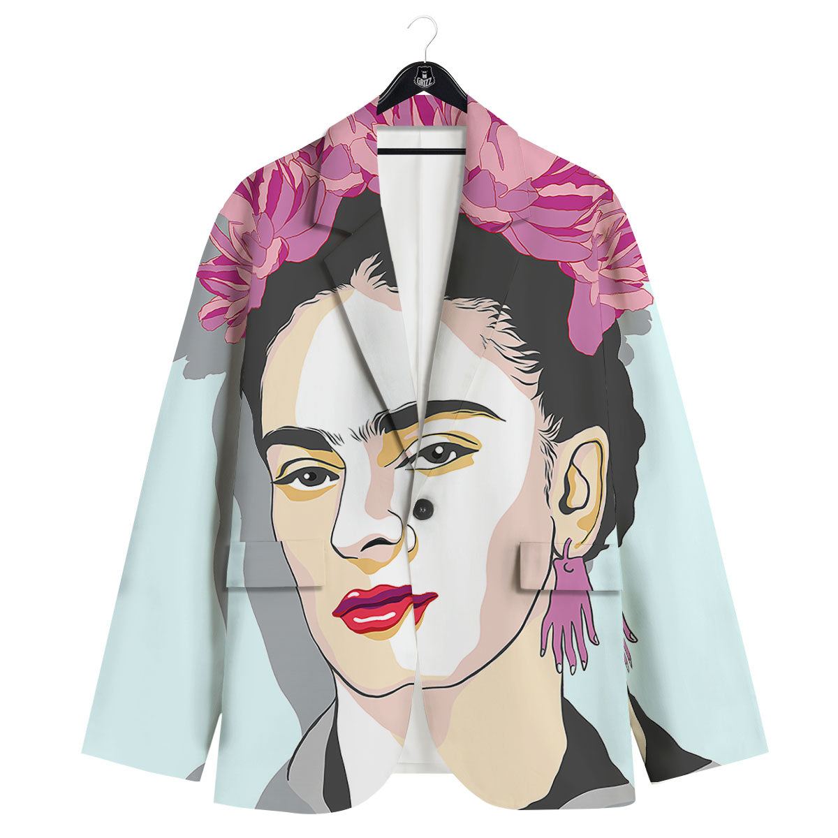 Carmen Frida Kahlo Magdalena Print Men's Sport Coat-grizzshop