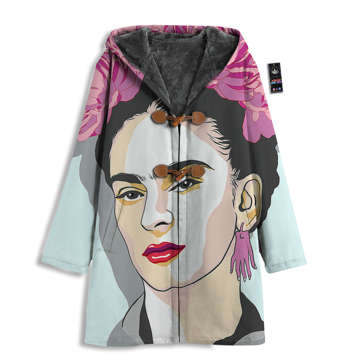 Carmen Frida Kahlo Magdalena Print Men's Windbreaker Jacket-grizzshop