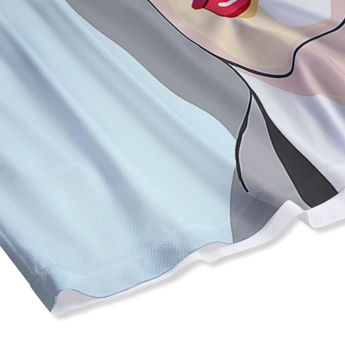 Carmen Frida Kahlo Magdalena Print Mesh Shorts