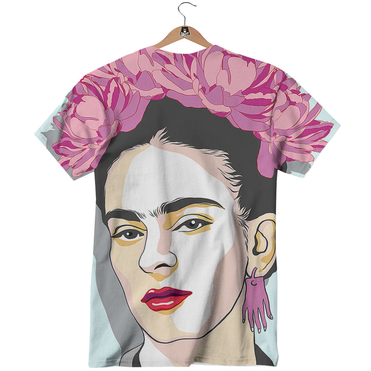 Carmen Frida Kahlo Magdalena Print T-Shirt-grizzshop