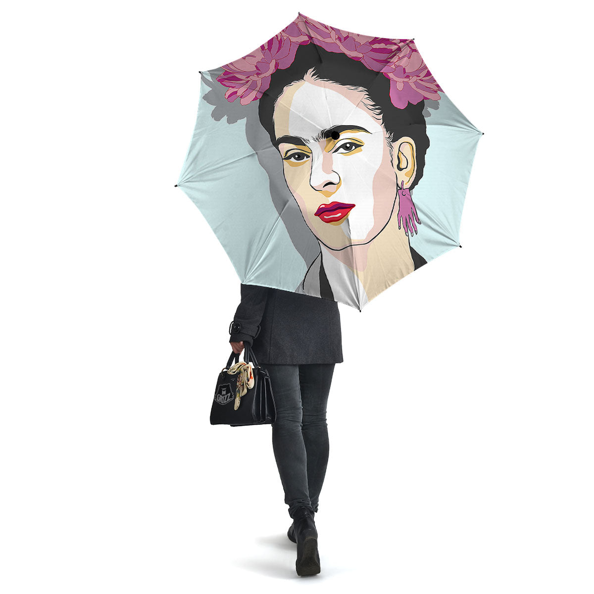 Carmen Frida Kahlo Magdalena Print Umbrella-grizzshop