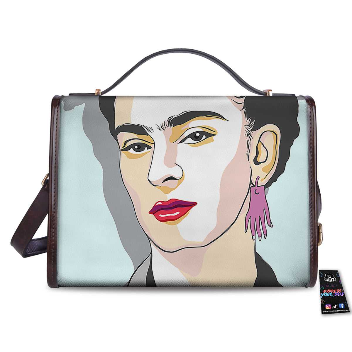 Carmen Frida Kahlo Magdalena Print Women's Satchel Bag
