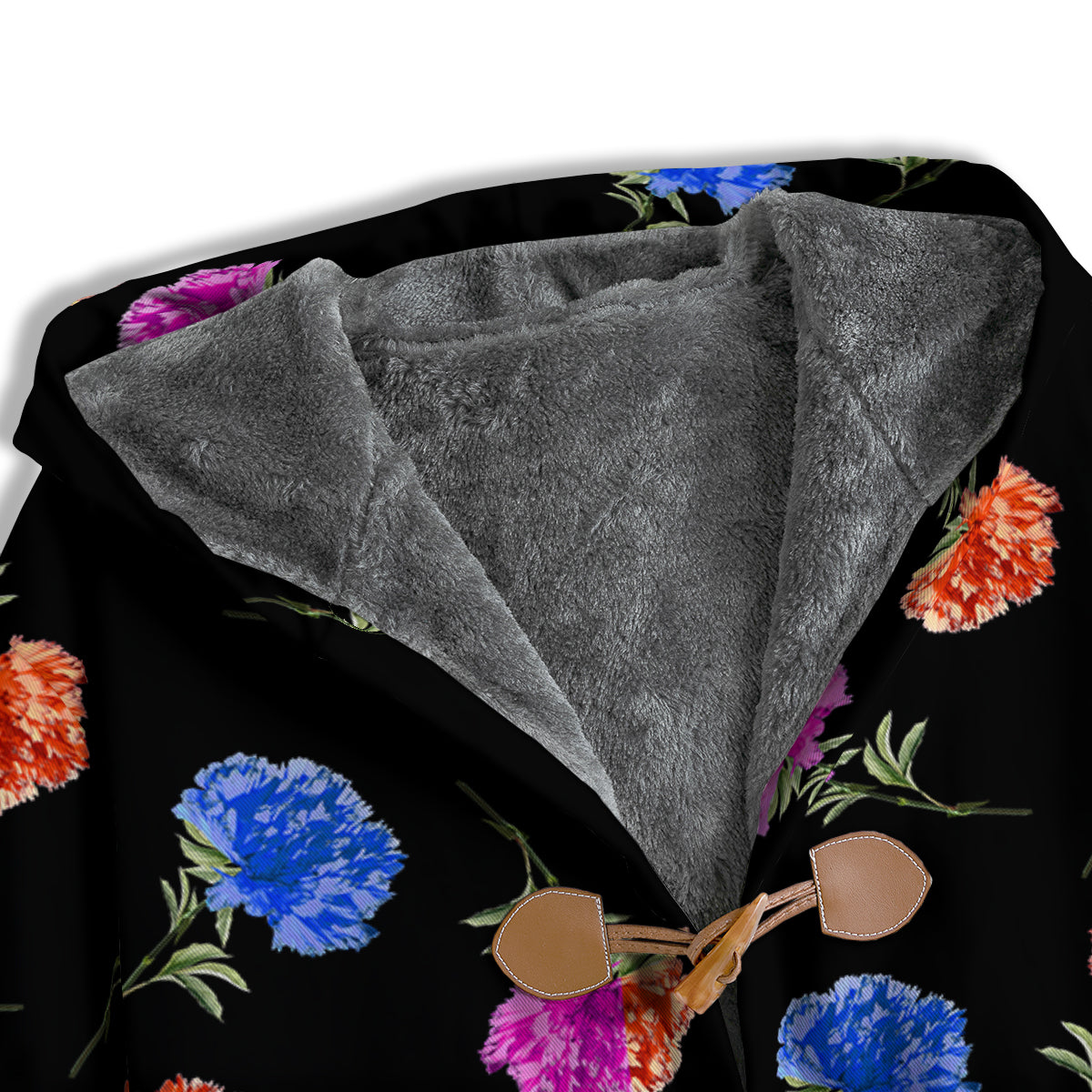 Carnation Watercolor Print Pattern Men's Windbreaker Jacket-grizzshop