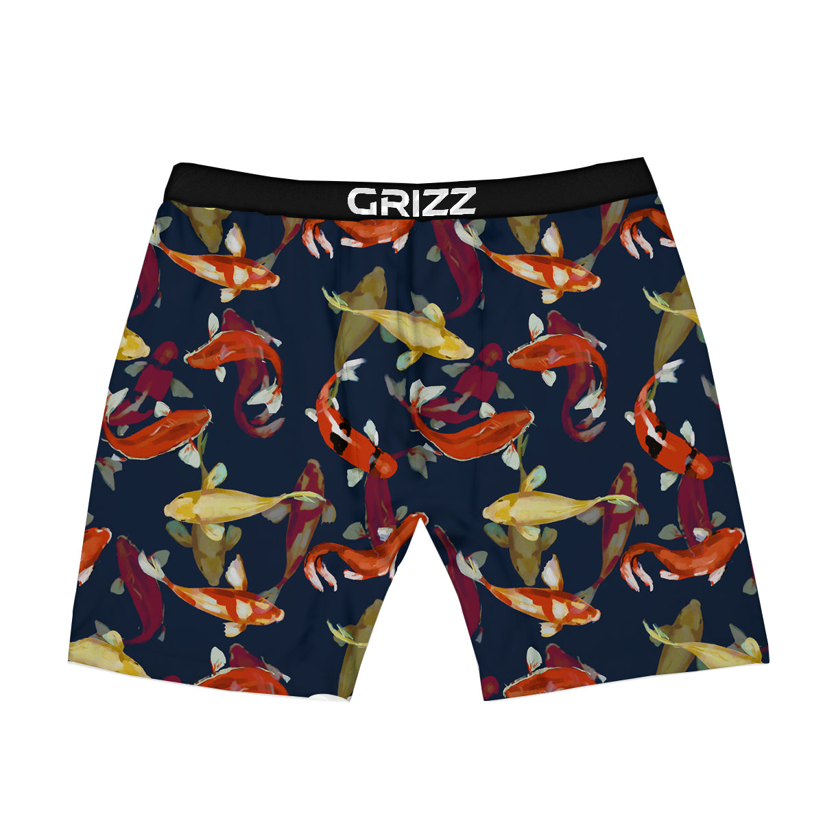 Carp Fish Koi Watercolor Print Pattern Boxer Briefs-grizzshop