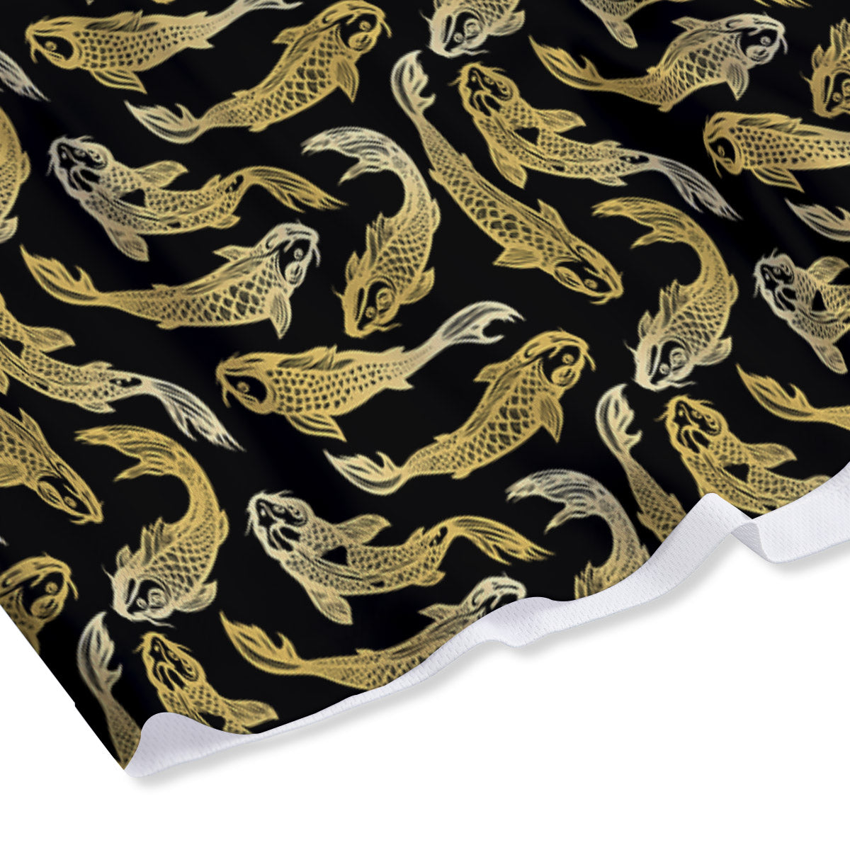 Cola Glass Print Pattern Mesh Shorts