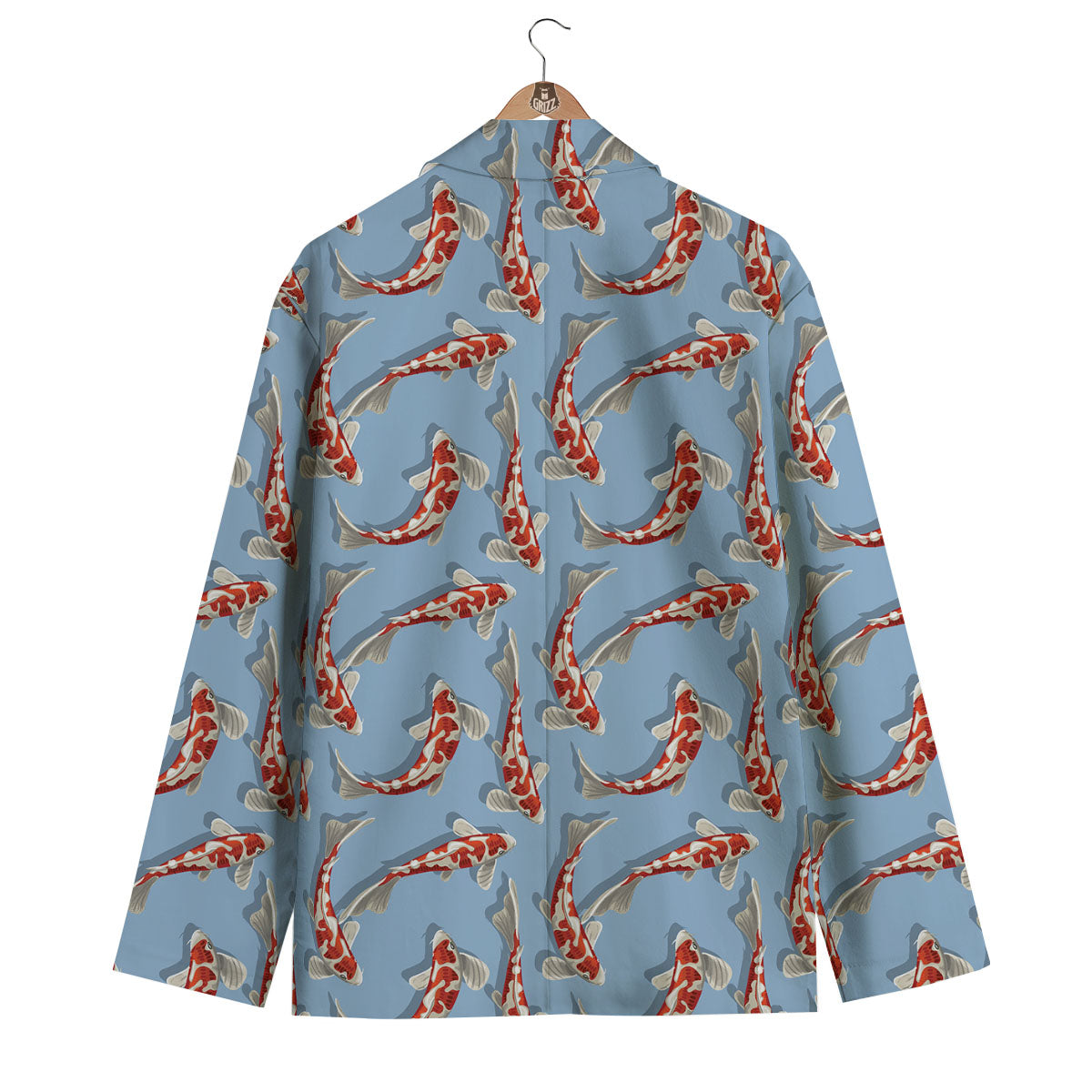 Carp Koi Print Pattern Men's Blazer-grizzshop
