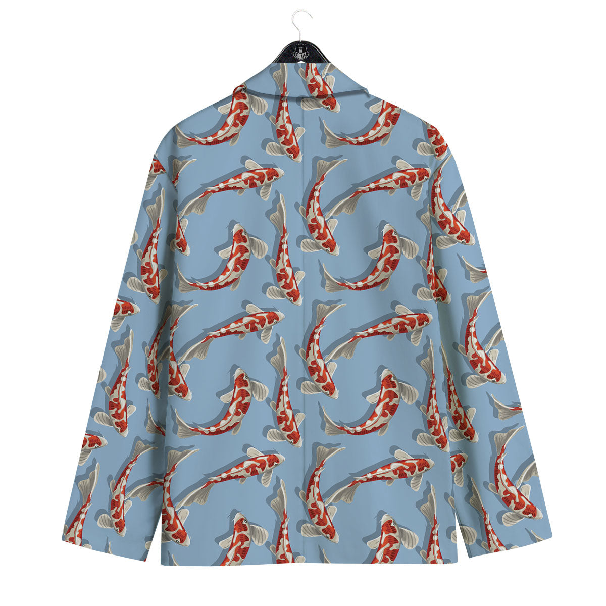 Carp Koi Print Pattern Men's Sport Coat-grizzshop