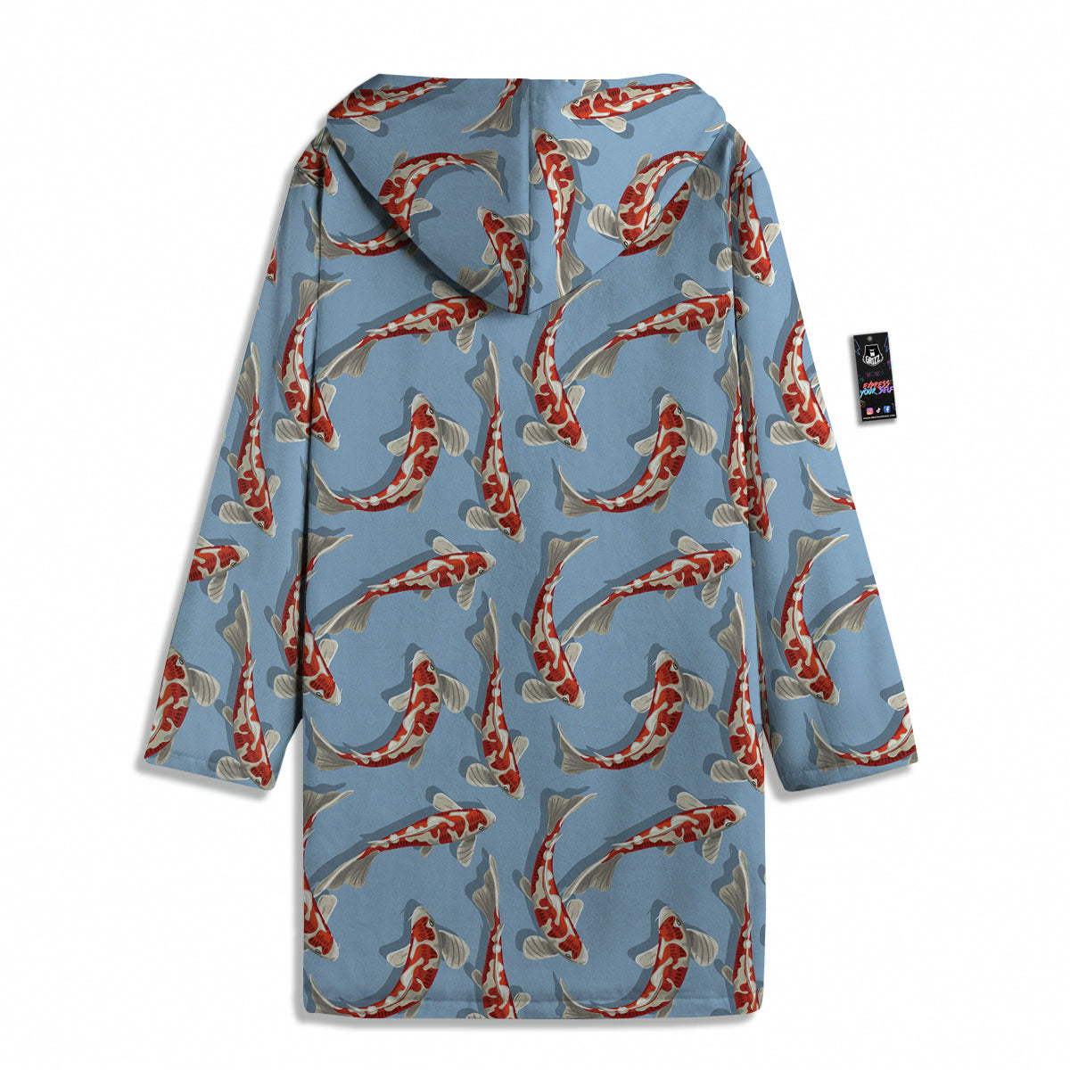 Carp Koi Print Pattern Men's Windbreaker Jacket-grizzshop