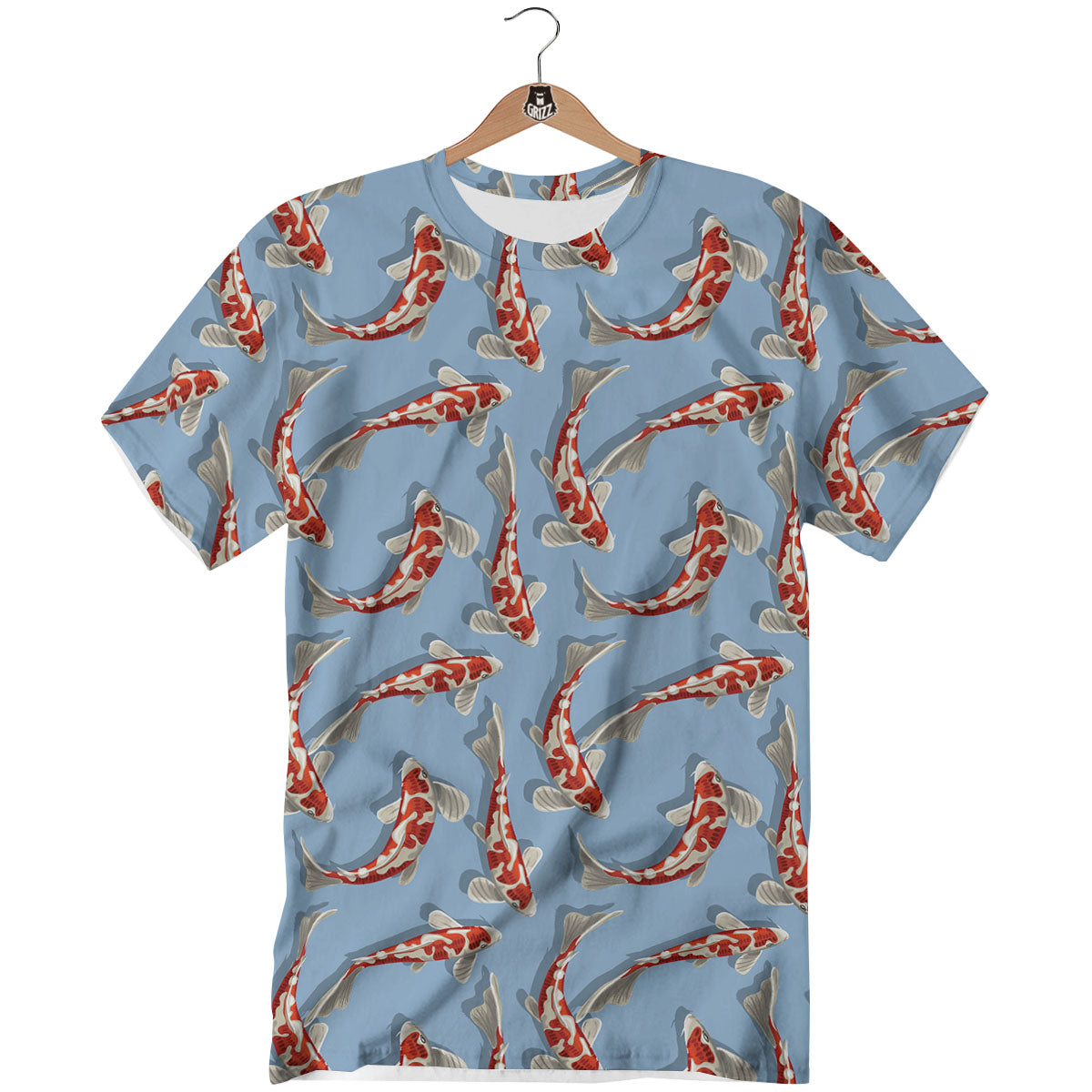 Carp Koi Print Pattern T-Shirt-grizzshop