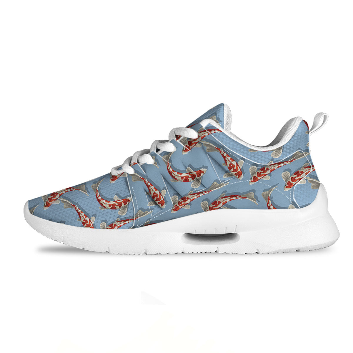 Carp Koi Print Pattern Tennis Shoes-grizzshop