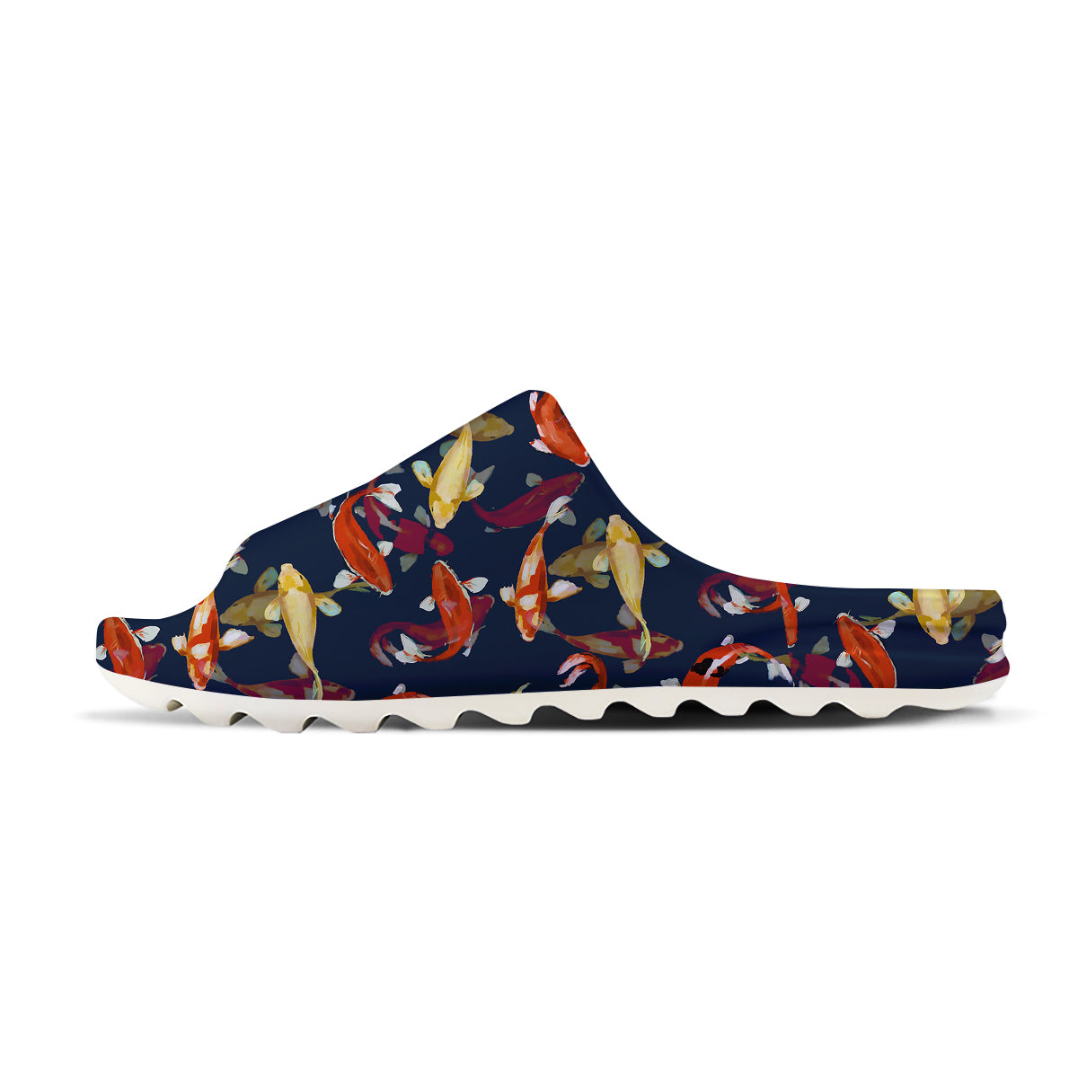 Carp Fish Koi Watercolor Print Pattern Sandals-grizzshop
