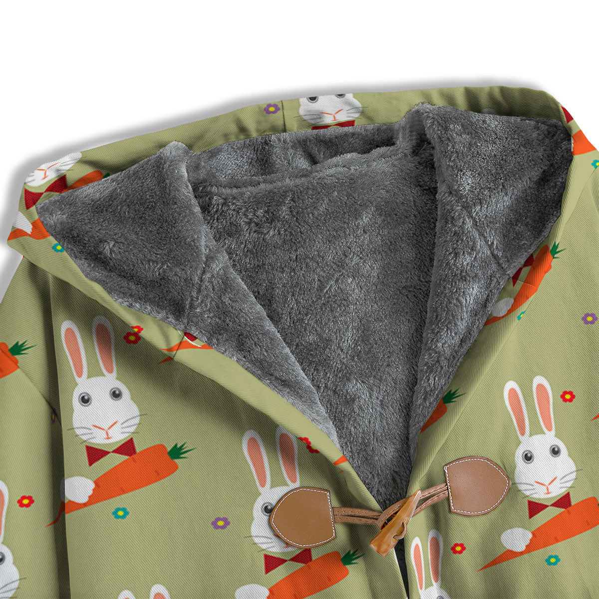 Carrot And Rabbit Print Pattern Men's Windbreaker Jacket-grizzshop