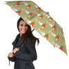 Carrot And Rabbit Print Pattern Umbrella-grizzshop