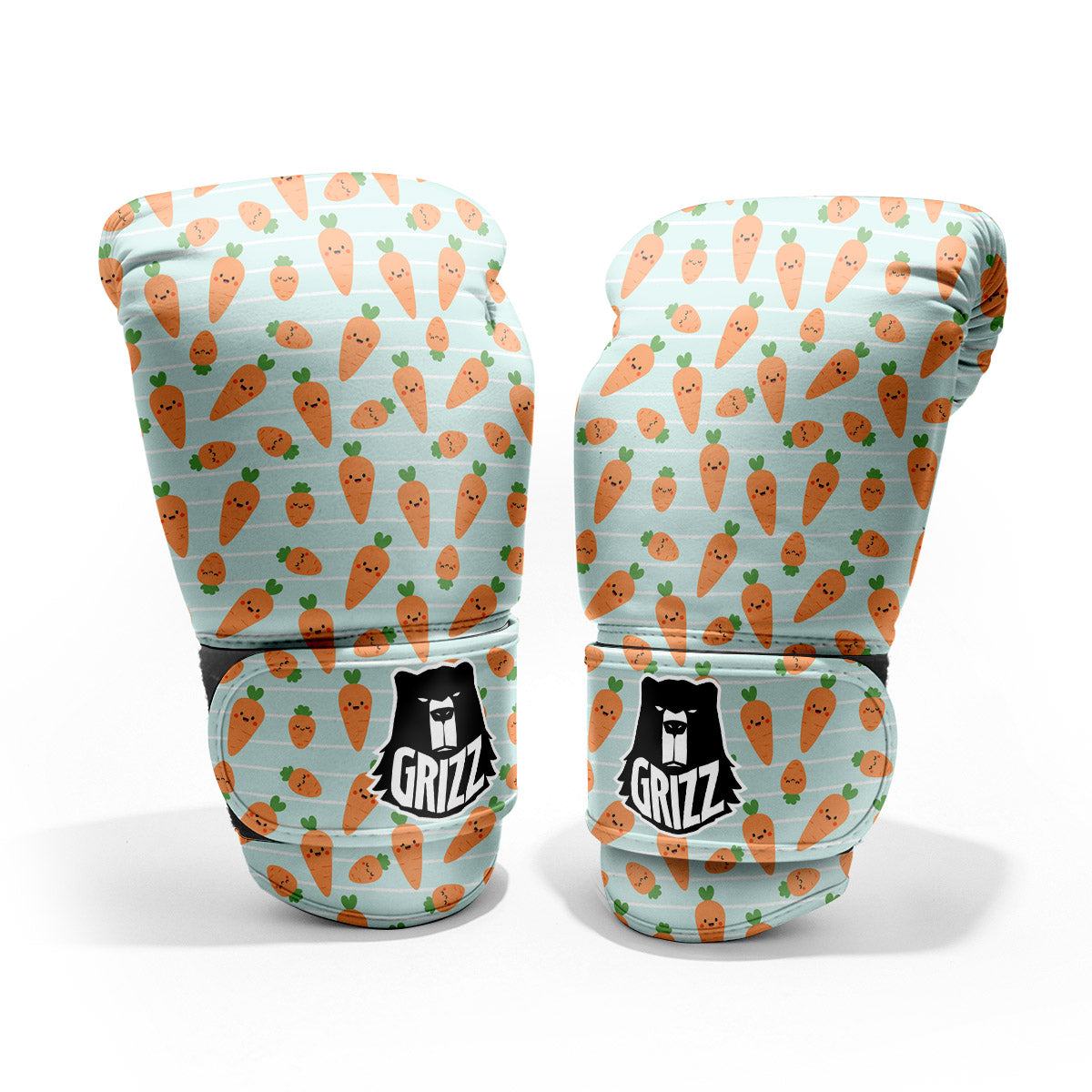Carrot Cute Print Pattern Pro Boxing Glove