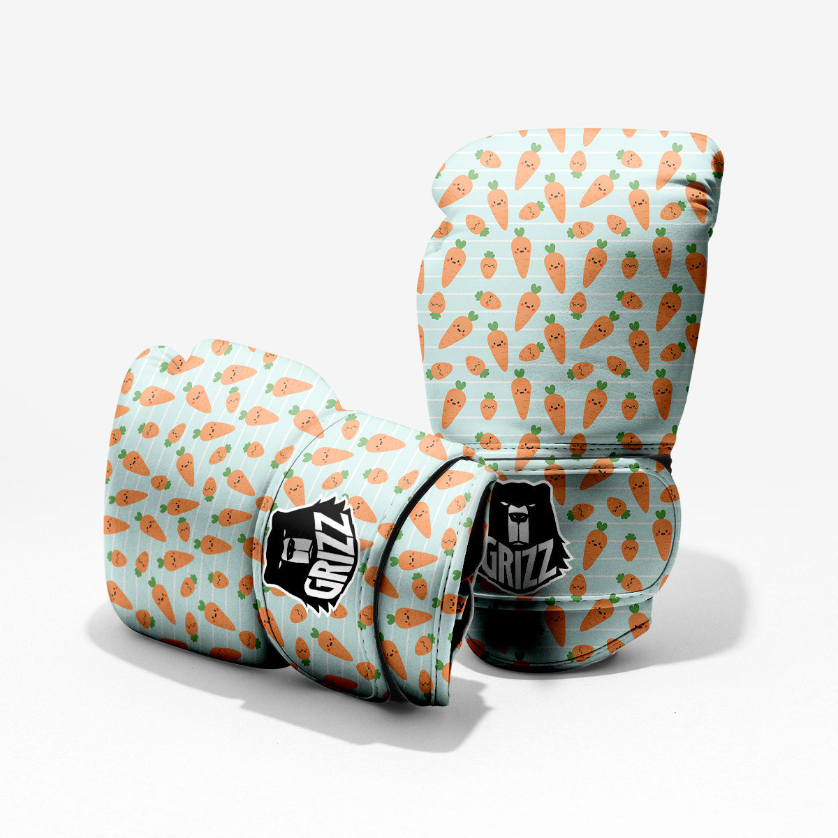 Carrot Cute Print Pattern Pro Boxing Glove