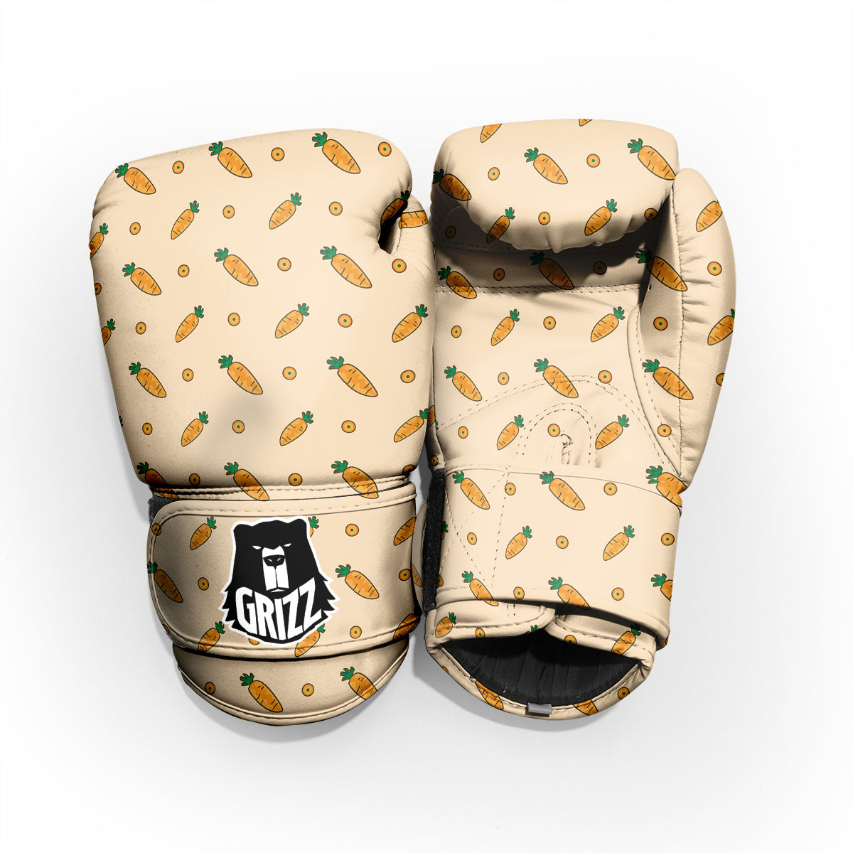 Carrot Little Print Pattern Pro Boxing Glove