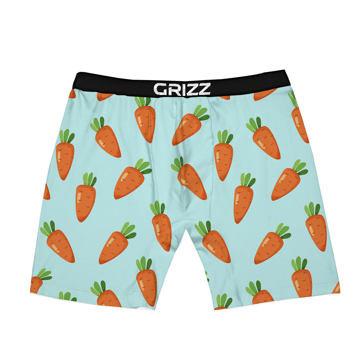 Carrot Print Pattern Boxer Briefs-grizzshop