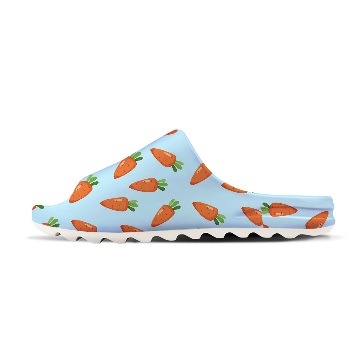 Carrot Print Pattern Sandals-grizzshop