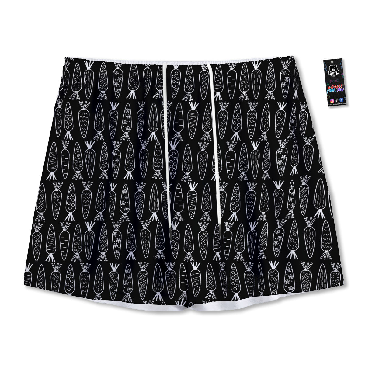 Digital Camo Desert Print Pattern Mesh Shorts
