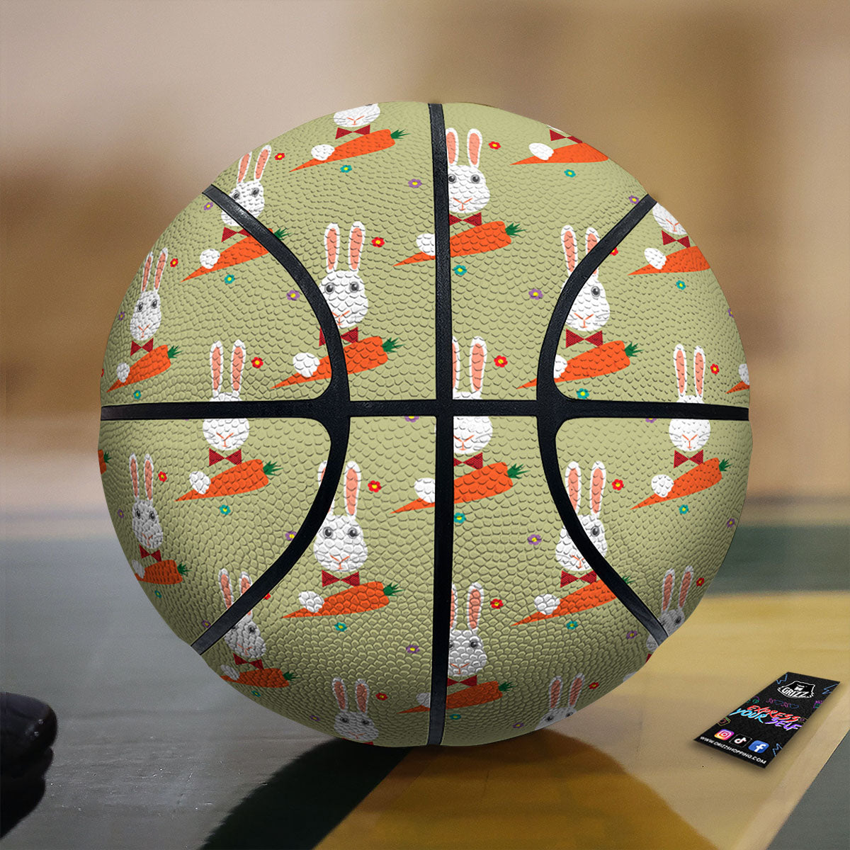 Buffalo Plaid White Pink And Green Print Pattern Basketball