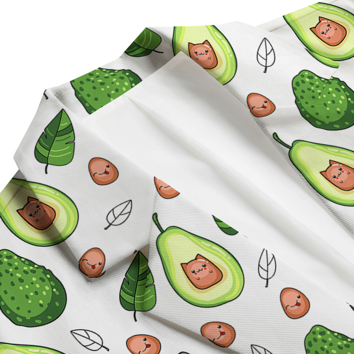 Cartoon Avocado Men's Blazer-grizzshop