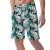 Cartoon Chameleon Pattern Print Men's Shorts-grizzshop