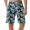 Cartoon Chameleon Pattern Print Men's Shorts-grizzshop