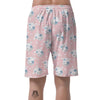 Cartoon Cow Print Men's Shorts-grizzshop