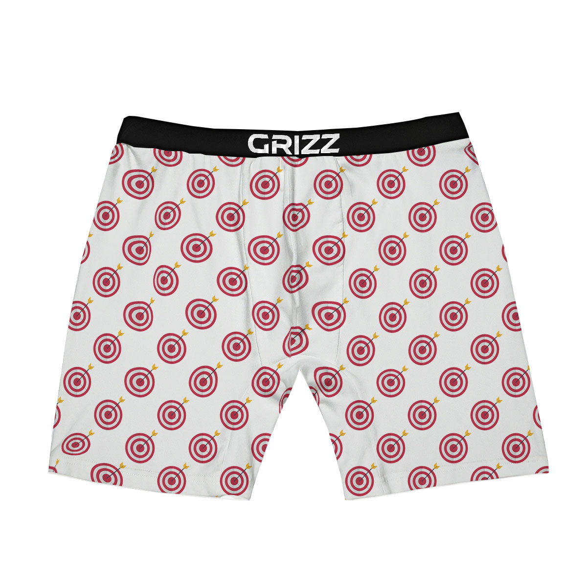 Cartoon Dartboard Print Pattern Boxer Briefs-grizzshop