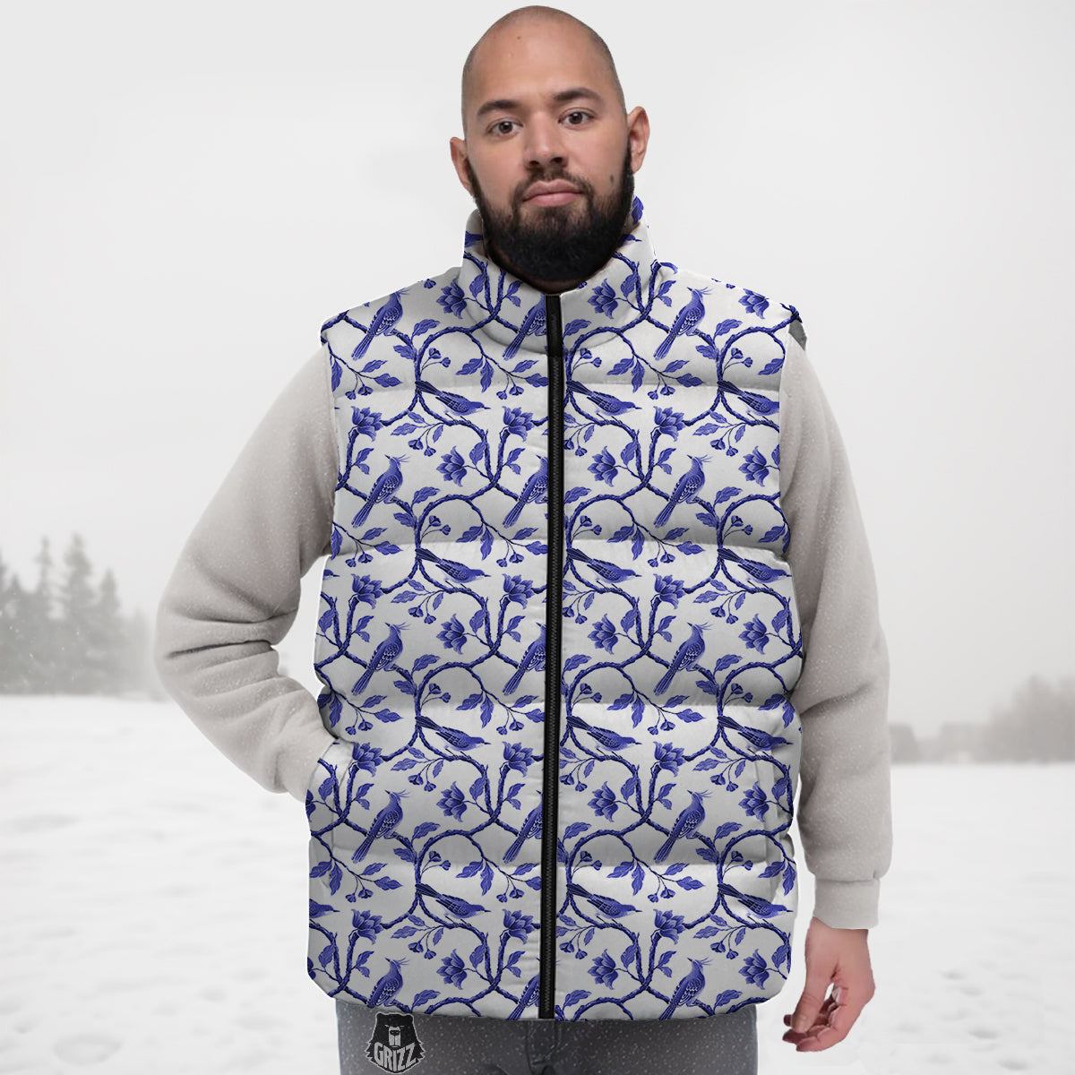 Cartoon Dino Dinosaur Pattern Print Down Vest