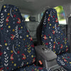 Cartoon Elf And Floral Print Pattern Car Seat Covers-grizzshop