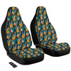 Cartoon Lion And Forest Print Pattern Car Seat Covers-grizzshop