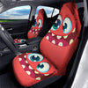 Cartoon Red Monster Face Cute Print Car Seat Covers-grizzshop