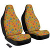 Cartoon Virus Print Pattern Car Seat Covers-grizzshop