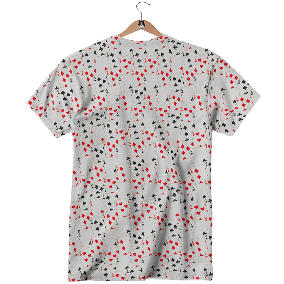 Casino Card Cartoon Print Pattern T-Shirt-grizzshop