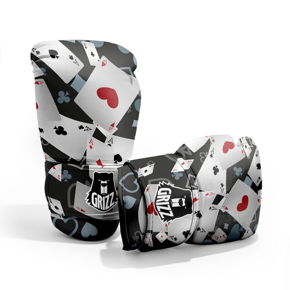 Casino Card Falling Print Pro Boxing Glove