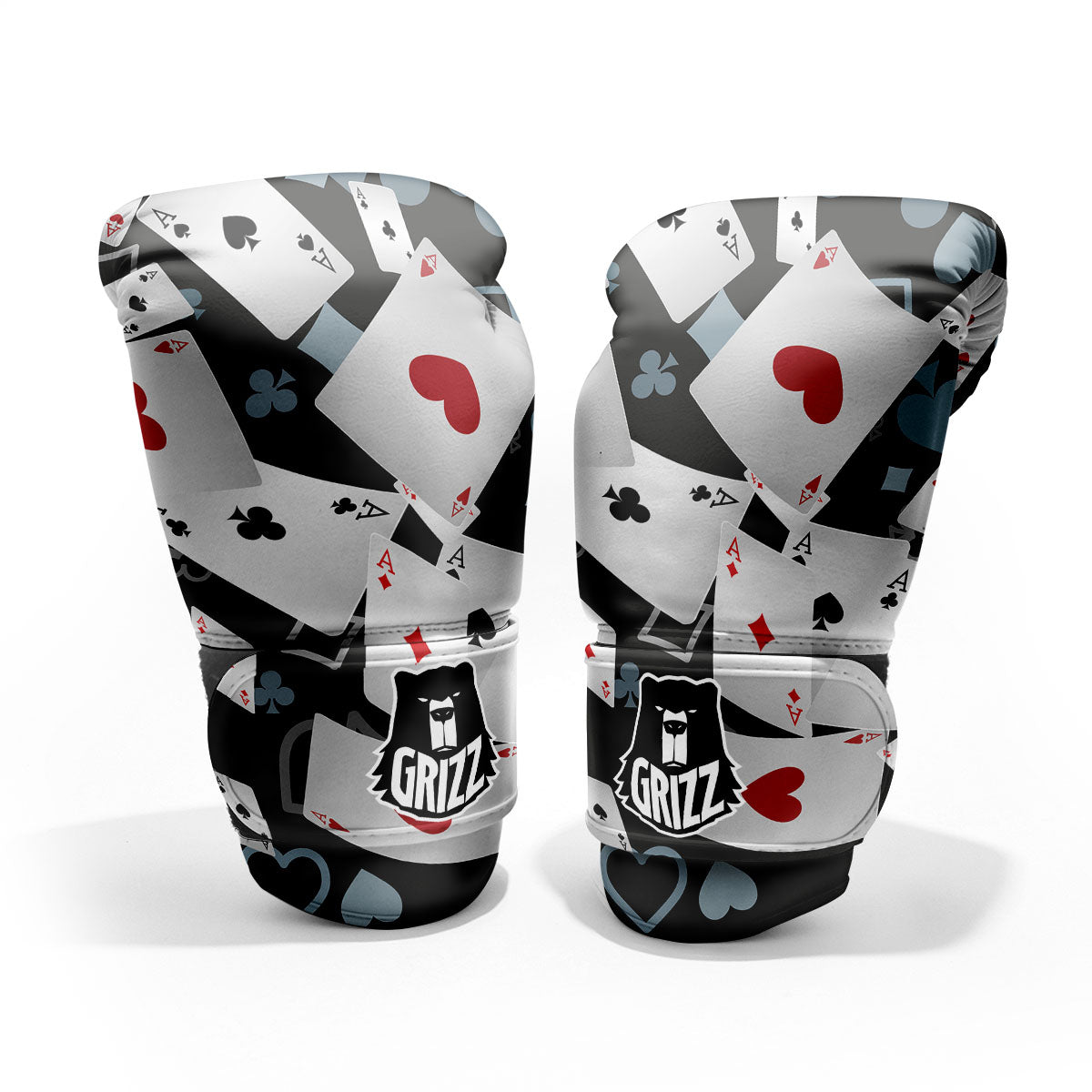 Casino Card Falling Print Pro Boxing Glove