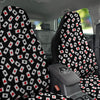 Casino Card Red And Black Print Pattern Car Seat Covers-grizzshop