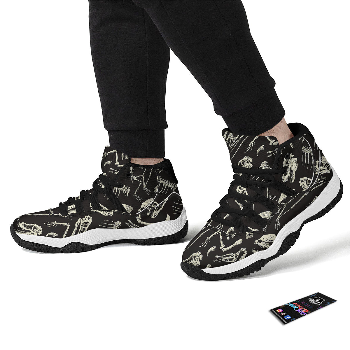 Casino Card Suits Red Black Print Pattern Black Bball Shoes-grizzshop