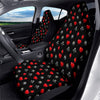 Casino Card Suits Red Black Print Pattern Car Seat Covers-grizzshop