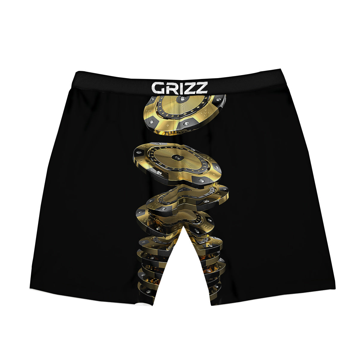 Casino Chips Poker Print Boxer Briefs-grizzshop