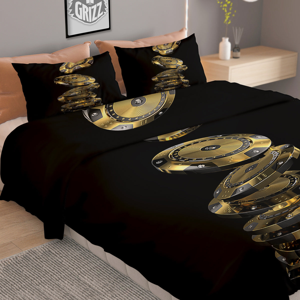 Corgi Cute Print Pattern Duvet Cover Bedding Set