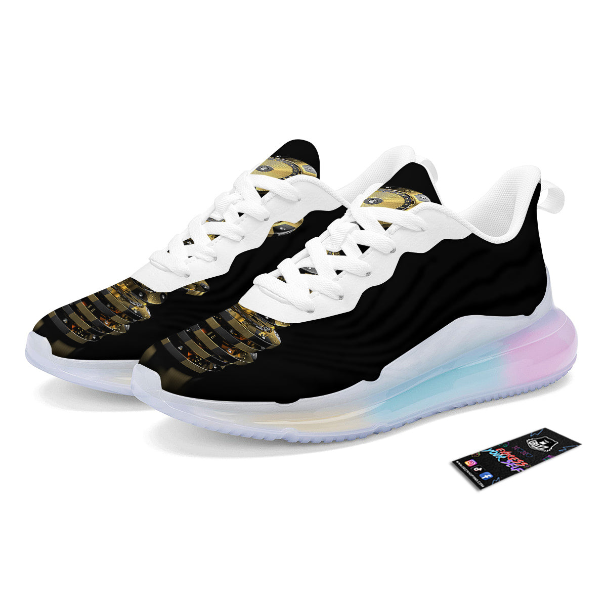 Casino Chips Poker Print Running Sneakers-grizzshop