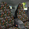 Casino Croupier And Slot Machine Print Pattern Car Seat Covers-grizzshop