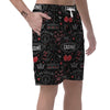 Casino Poker Pattern Print Men's Shorts-grizzshop