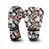 Casino Poker Print Pattern Boxing Gloves-grizzshop