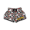 Casino Poker Print Pattern Muay Thai Boxing Shorts-grizzshop